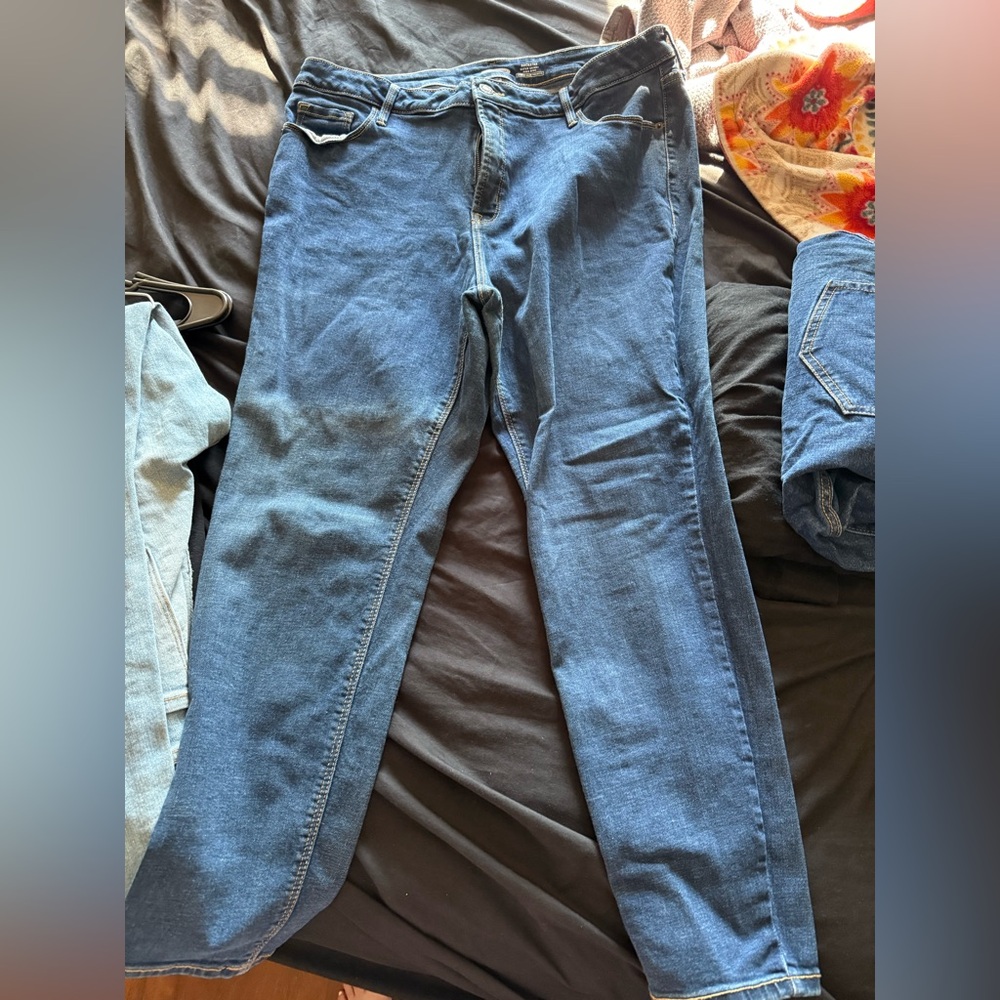 Old Navy Women's Blue Skinny Pants